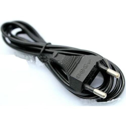 1pc Power Cord Cable EU JP AU UK European Japan Australian 2 Prong Port For Portable Laptop AC Adapter Cord Lead 2 Pin Top line