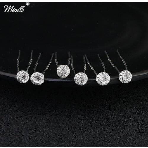 Miallo 18pcs/lot High Quality Hair Sticks Rhinestone Women Hairpins Hair Accessories Jewelry Wedding Bride Decorations Ornaments