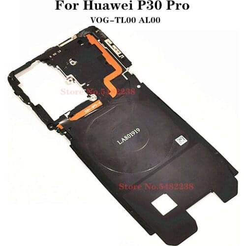 Original Motherboard Cover For Huawei P30 Pro VOG-TL00 AL00 TL00 WIFI Antenna Cover Main Board Cover Frame with NFC Replacement