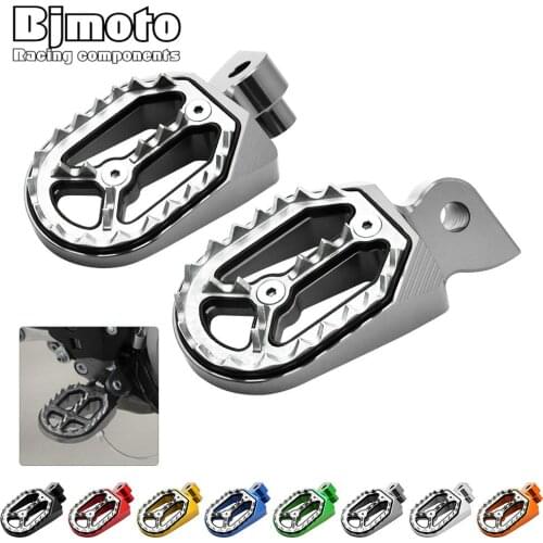 Bjmoto pit Bike Front Footpegs For Yamaha YZ85 YZ125 YZ25 YZ250F WR250F 1999-2015 YZ450F 2004-2016 motorcycle parts