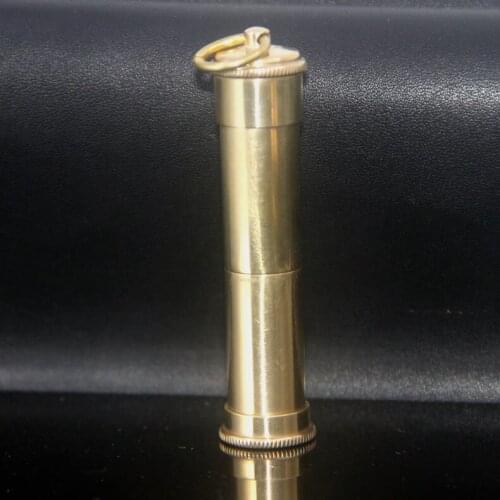 Personalized Nunchaku Creative Special-shaped Kerosene Interesting Gadgets Brass Cotton Oil Igniter Outdoor Survival Lighter