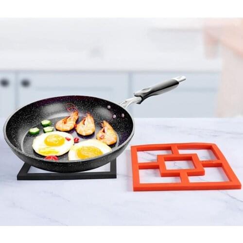 Cup Pad Trivet Mat Silicone Heart Cute Thick Heat Insulation Bowl Coaster Pot Holder Mat Drink Cup Coasters Non-Slip Pot Holder