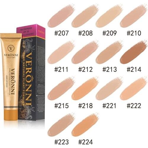 14Color Concealer Liquid Foundation Cream Cover Tattoo Acne ScarsConcealer Moisturizing Full Camouflaged Natural Brighten Makeup