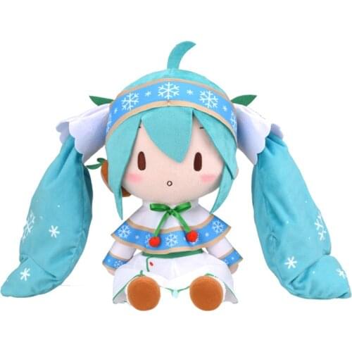 Pre-Sale VOCALOID Hatsune Snow Miku 2015 Plush Doll Cartoon Figures Plush Doll Toys Gifts Anime Figures Stuffed Toy