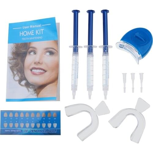 QIC Oral Cleaning 44%CP Professional Teeth Whitening Kit Bleaching System Bright White Smiles Teeth Whitening Gel Kit