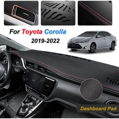 For Toyota Corolla 2019 2020 2021 2022 Anti-Slip Mat Dashboard Cover Pad Sunshade Dashmat Protect Carpet Anti-Uv Car Accessories