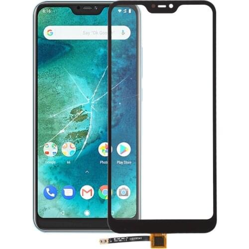 For Xiaomi Mi A2 Lite Touch Panel Mobile Phone for Xiaomi Redmi 6 Pro Replacement Front Screen Glass Digitizer Sensor Part