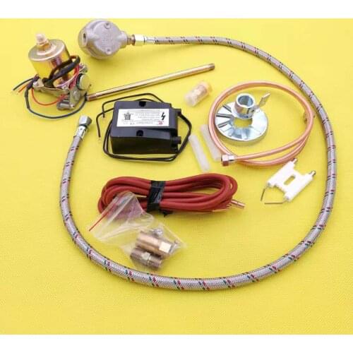 Burner Ignition System high voltage pulse ignition Brass Siphon Air Atomizing Oil Burner Nozzle Ceramic Igniter