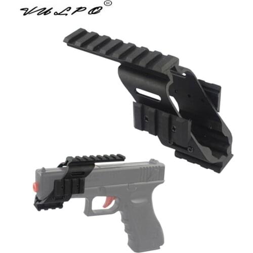VULPO Tactical Pistol Scope Mount Laser Flashlight Rail Mount for Glock 17 Series