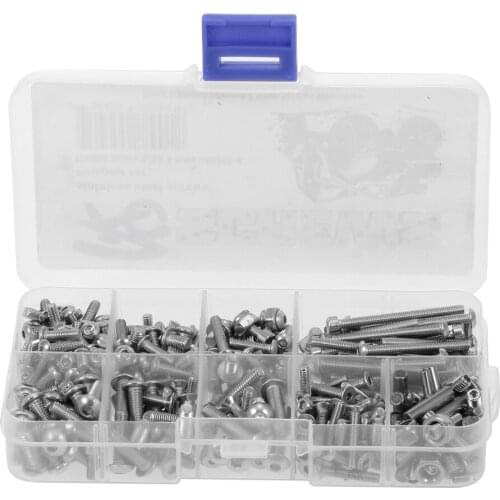 High Quality RC Screws Stainless Steel Screws Kit for Traxxas 1/10 RC Car Big-Foot Truck