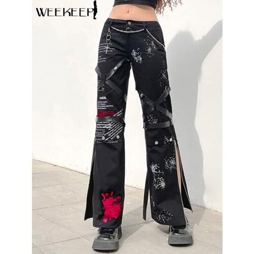 Женские классические брюки WEEKEEP China At AliExpress