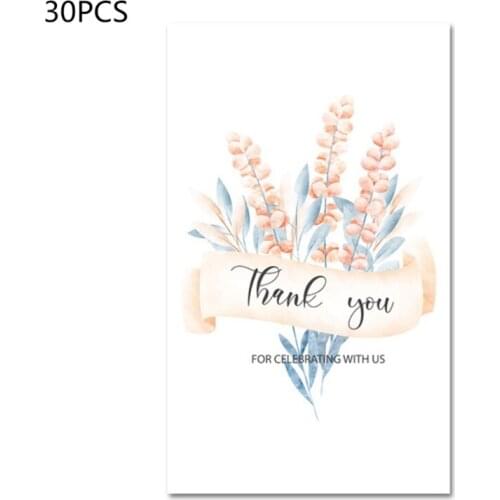 YYSD 30pcs Thank You Card Thank You for Your Order Card Thanks Greeting Cards Appreciation Card for Small Business