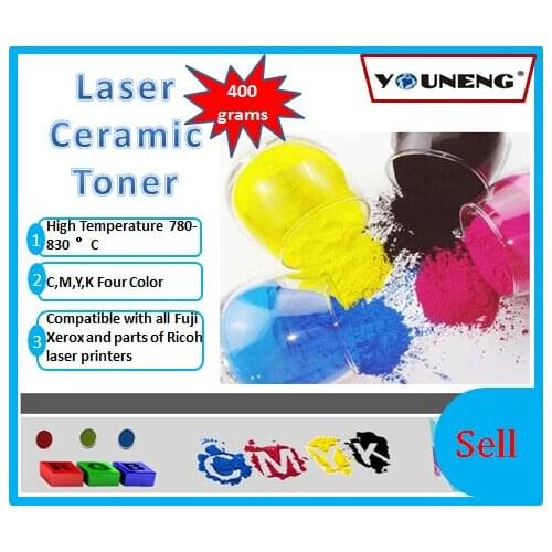 800 degree high temperature color ceramic toner powder Compatible For Ricoh and Xerox model vitrotype Print