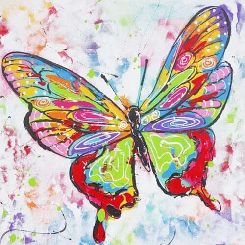 Old Street Home butterfly full drill square 5D diamond painting 3D cross stitch kit diamond embroidery Mosaic home decoration