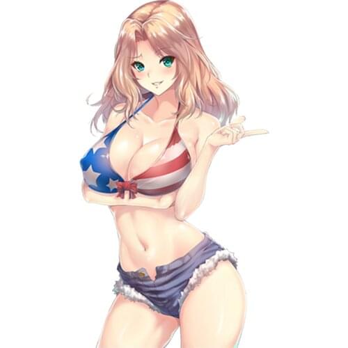 JuYouHui Boutique Decal Exterior Accessories Sexy Girl Anime Car Sticker Fuel Tank Cap Vinly Decals Motorcycle Stickers