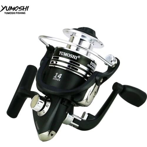Yumoshi 1000-7000 14 ball bearing trolls Carp Reel Feeder All Metal Spinning Fishing Reels Fishing Reel Trolling Reel