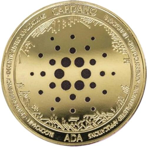Gold/Silver Dogecoin Ada Cardano Crypto Coin Cryptocurrency Great Gift Art Collection Physical Coin