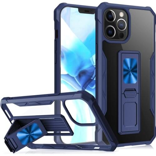 Magnetic Armor Stand Phone Case for IPhone 11 12 Pro Max Mini 6 6S 7 8 Plus X XS Max XR Camera Lens Protection Cover