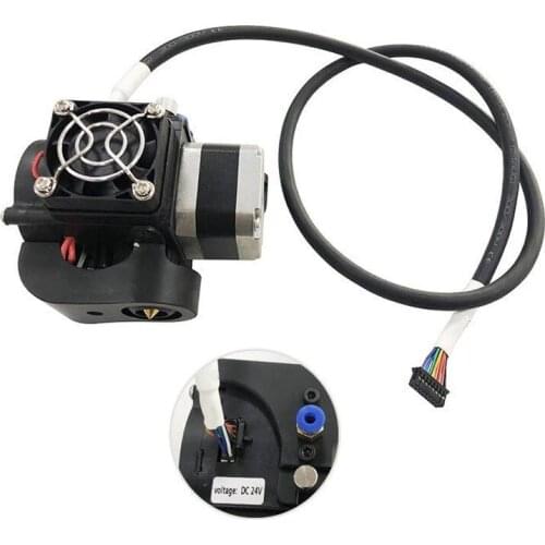 12V/ 24V Metal Extrusion Kit 0.4mm Nozzle 1.75mm Filament with Box Motor 3D Printers Short-Range Head