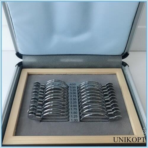 Progressive Trial Lens Set 22 pcs Lens Evidence Box Trial Lens Case