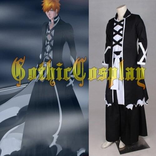 Bleach Kurosaki ichigo Cosplay Costume Bleach cosplay outfits Halloween cosplay costumes
