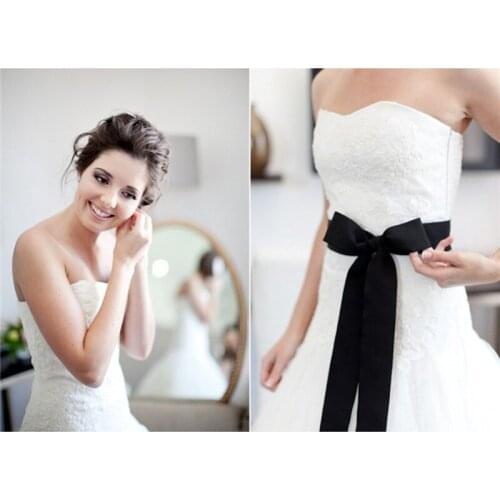 Jovivi Bridal Belts for Dresses Wedding Sash Belt Special Occasion Simple Classic Prom Party Womens Solid Waistband Belts