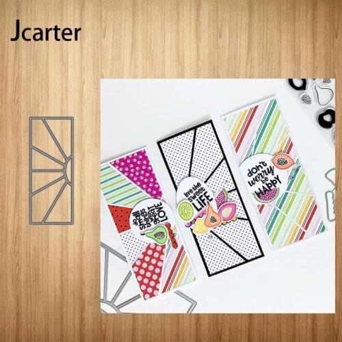 Rectangle Line New Design Metal Cutting Dies Craft Stencil Diy for Scrapbooking Handmade Card Make Shape Album Decoration Model