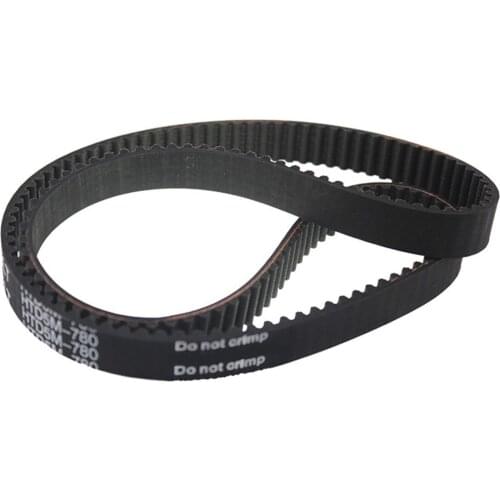 HTD 5M Timing Belt, 5M-750/755/760/765/775/780/790mm Pitch Length, 15/20/25mm Belt Width, Round Rubber Drive Belts 5mm Pitch