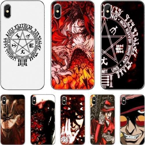Anime-Hellsing-Alucard-Fan-Cartoon Silicone Phone Covers For Sony Xperia XA Z3 Z5 XZ1 XZ2 Z Z1 Z2 compact M2 M4 M5 C4 C6 E3 T3