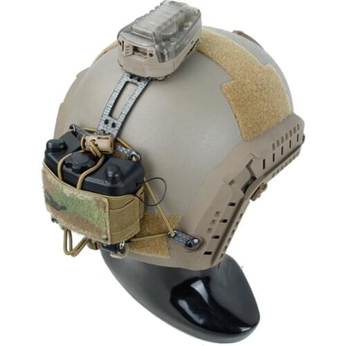 TMC3505 Tactical Helmet Adhesive Bag T-Type Battery Box Storage Bag MC Imported Composite Material Free Shipping