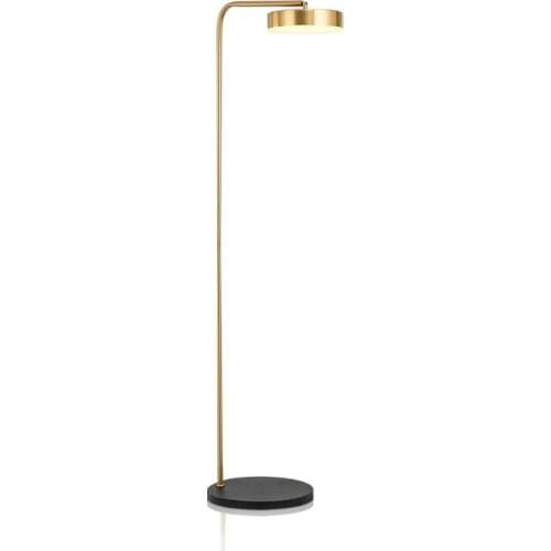 Postmodern creative living room floor lamp Simple and light luxury designer model room vertical floor lamp