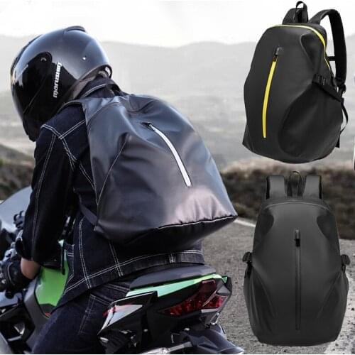 High Capacity Motorcycle Helmet Bag Waterproof Moto Motorbike Backpack Fashion Laptop Bags Reflective Cycling Traveling Package