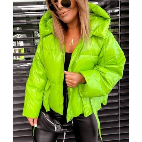 Hooded Jacket Women Solid Coat Long Sleeve Streetwear Outwear Autumn Casual Zipper Plus Size Lightweight Parka Jackets S-5XL