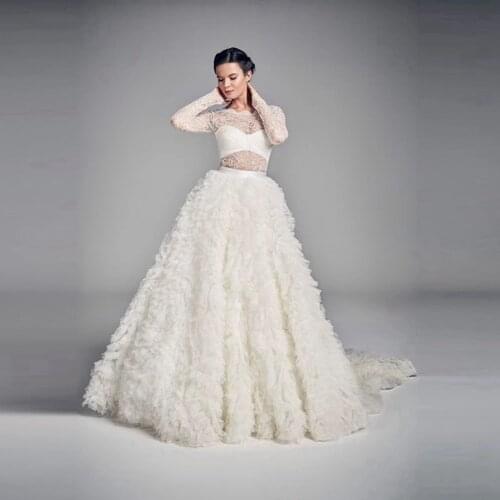 2020 New Arrival Elegant Celebrity Party Dress Women White Wedding Fashion Hollow Out Ruffles Vestidos Long Maxi Wholesale