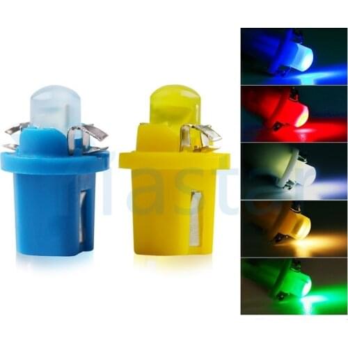 1000Pcs/lot B8.5D B8.5 1SMD LED Car COB Dashboard Light Automobiles Instrument Light Bulbs 12V White Blue Yellow Red Green