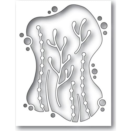 2021 AliliArts Metal Cutting Dies Seaweed background diy Scrapbooking Photo Album Decorative Embossing PaperCard Crafts Die