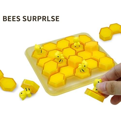 60 Challenges Bee Surprise Games Theme Puzzle Logical Thinking Training Family Party IQ Intellectual Game Smart Toys For Kids