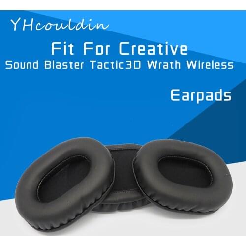 Earpads For Creative Sound Blaster Tactic3D Wrath Wireless Headphone Accessaries Replacement Ear Cushions Material
