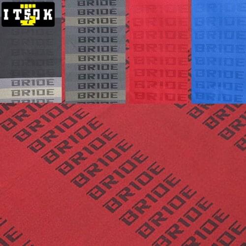 JDM Bride Auto Seats Fabric JDM Bride Car Seats Cloth 1M×1.6M Universal New Material Auto Accessory Decoration 100CM x160CM