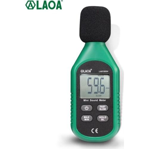 LAOA Digital Sound Level Meter Noise Volume Measuring Instrument Decibel Monitoring Tester 30-130dB Noise Measuring Instrument