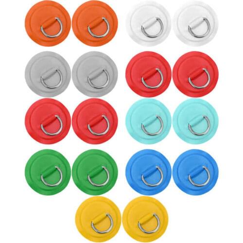 Boat Kayak D Ring Pad Patch PVC Inflatable Boat Raft Dinghy Canoe Surfboard Kayak Tie Down Fitting Surf Board Paddle Patch