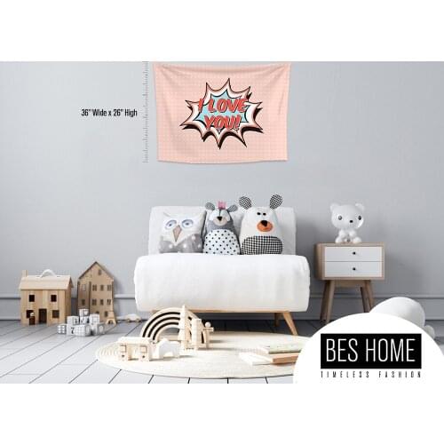 Kids room Decor, Nursery, Fabric Wall Hanging,Tapestry, Textile Wall Hang, Wall Decoration, nursery Tapestry,Wall Art