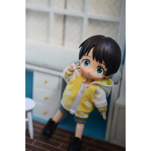 Childrens hand toys 1 / 12 ob11 doll suger BJD / SD doll accessories ob11 Casual baseball suit handmade doll accessories