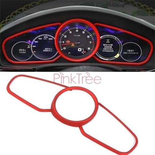For Porsche Cayenne 2018 2019 Interior Instrument Panel Decorative Frame Car Styling Accessories