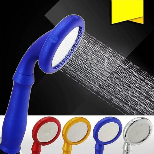 Bathroom shower pressurized shower nozzle shower set three-piece water heater hand-held rain a variety of optional