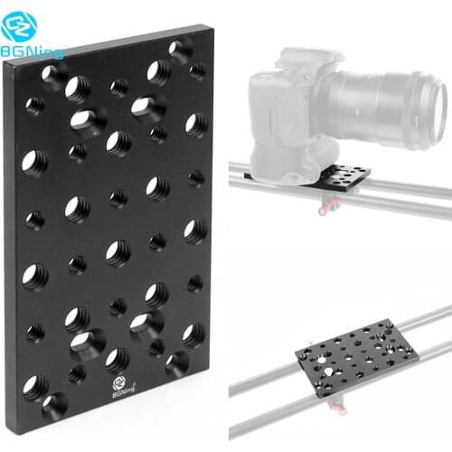 Switching Plate Camera Mounting Cheese Plate Mount Board SLR 1/4 3/8 for Railblocks Dovetails Short Rods for Canon 5D2 5D3 5D4