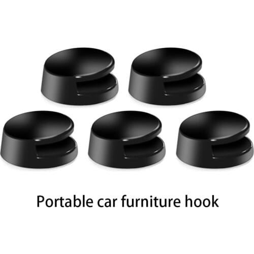 4/5PCS Mini Car Hooks Organizer Car Clips Storage Hanger For USB Cable Headphone Key Storage Car Adhesive Hook Car Accessories