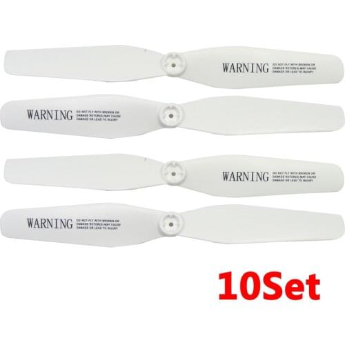 10Set X5UW Propeller Blade Spare Part Suit for Syma X5UC X5UW RC Quadcopter Main Blade Propeller Props Helicopter Accessory