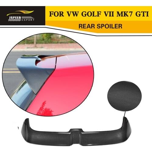 MK7 Spoiler for Volkswagen Golf VII GTI R / Standard Diffuser Carbon FIber Rear Roof Boot Lip Trunk Wing 2014-2018