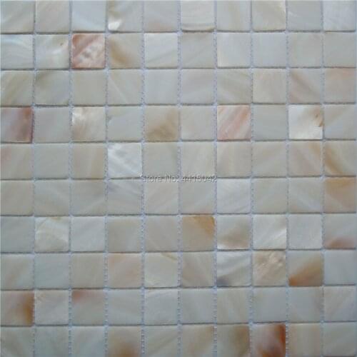 Natural color mother of pearl mosaic tile for home decoration backsplash and bathroom wall tile 1 square meter/lot 30x30mm chips